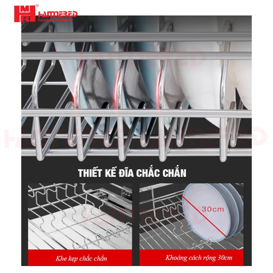Hammered. kệ chén âm tủ dưới, phụ kiện tủ bếp trên, phụ kiện tủ bếp dưới, kệ chén inox, kệ chén âm tủ, kệ âm tủ, giá bát đĩa tủ dưới, giá bát đĩa inox nan, giá bát đĩa inox 304