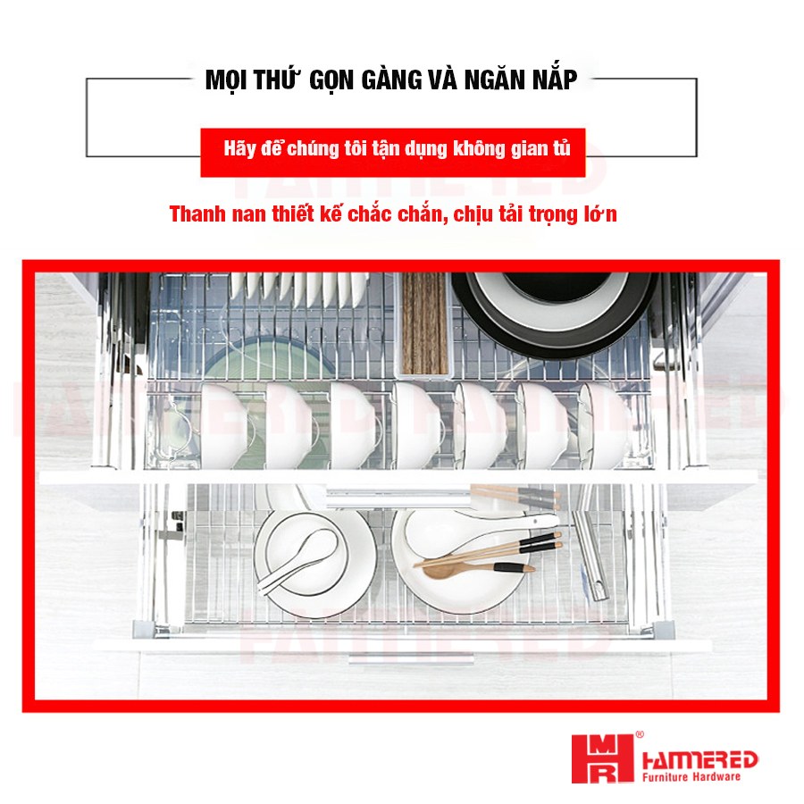 Hammered. kệ chén âm tủ dưới, phụ kiện tủ bếp trên, phụ kiện tủ bếp dưới, kệ chén inox, kệ chén âm tủ, kệ âm tủ, giá bát đĩa tủ dưới, giá bát đĩa inox nan, giá bát đĩa inox 304
