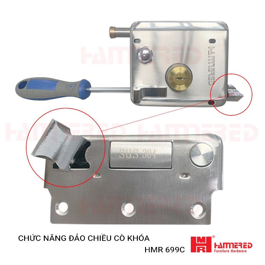 khóa cổng inox