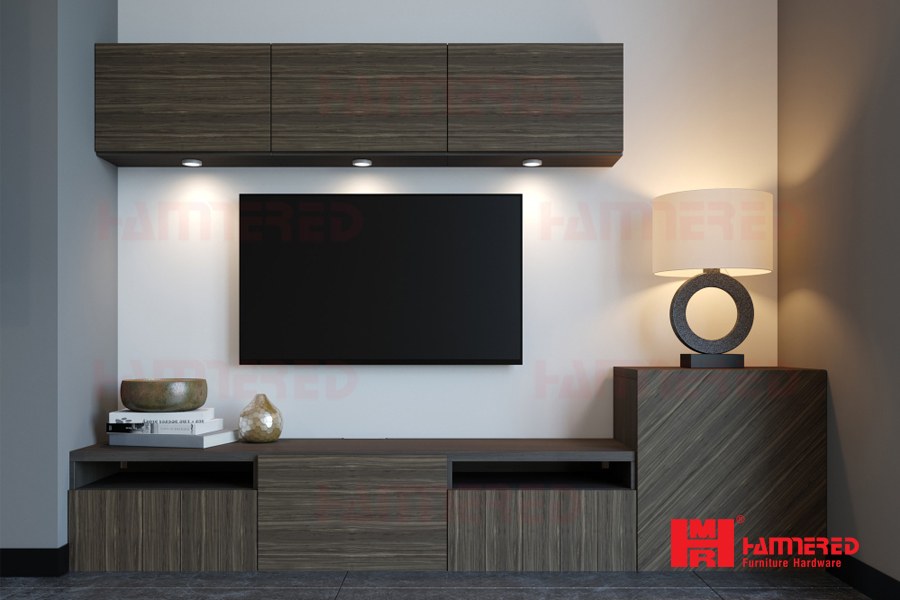 đèn led lắp tủ trang trí Hammered