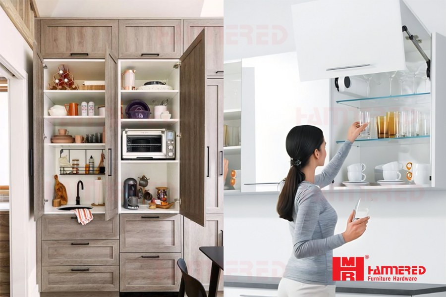 Công dụng tay nâng cánh tủ