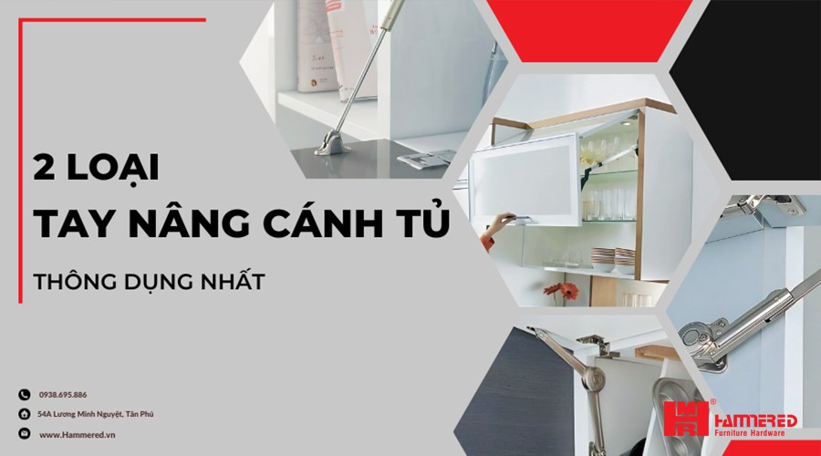Các loại nâng cánh tủ -Hammered