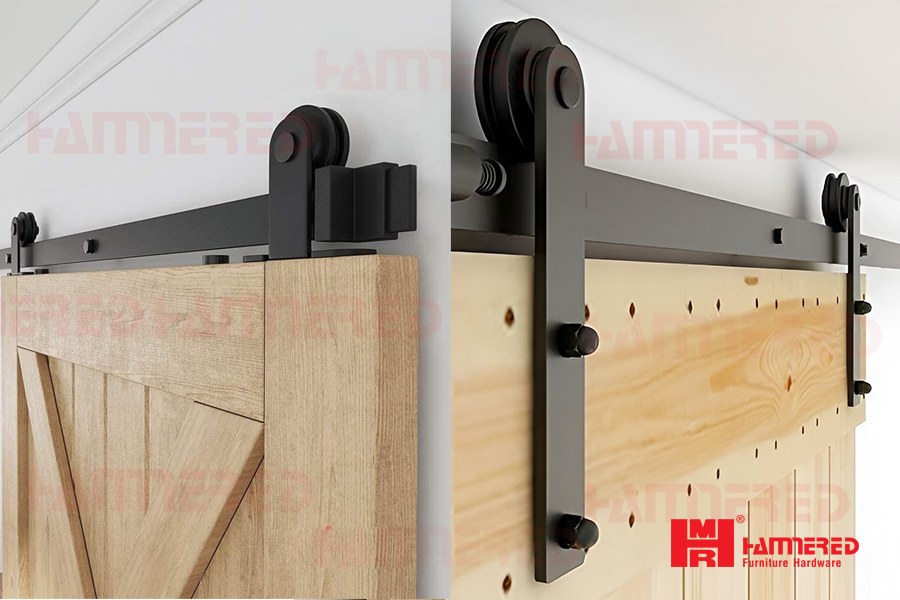 Bộ ray trượt cửa lùa kiểu MỸ 