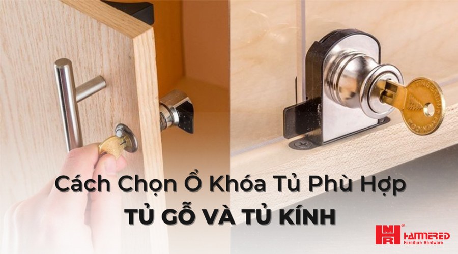 Ổ KHÓA TỦ GỖ BA NGĂN CHẮC CHẮN VỚI CHÌA KHÓA KIM LOẠI SÁNG BÓNG