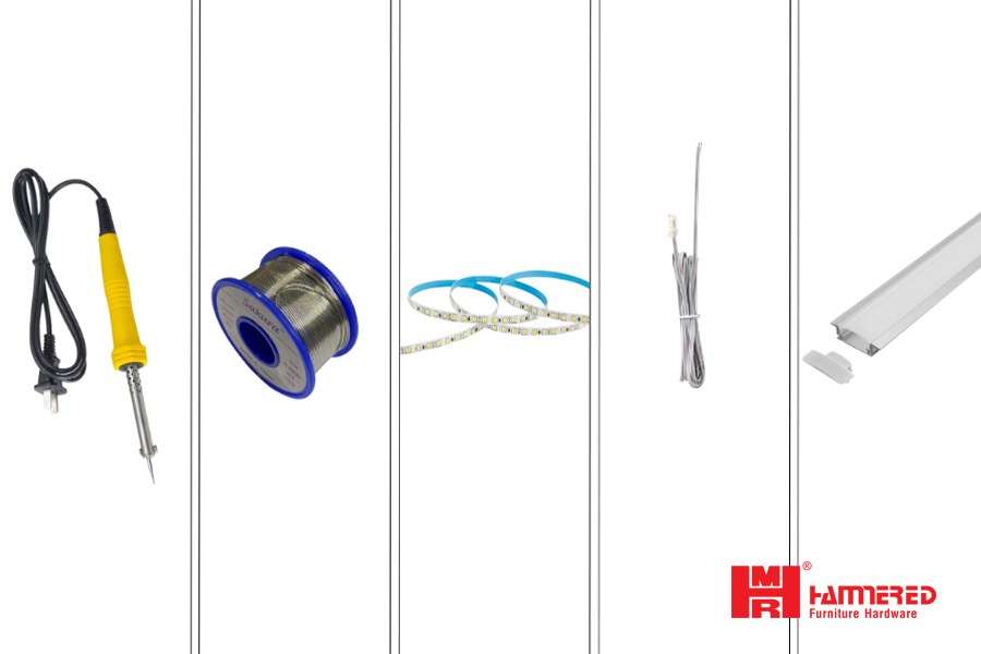 Trọn bộ đèn led thanh nhôm tách rời