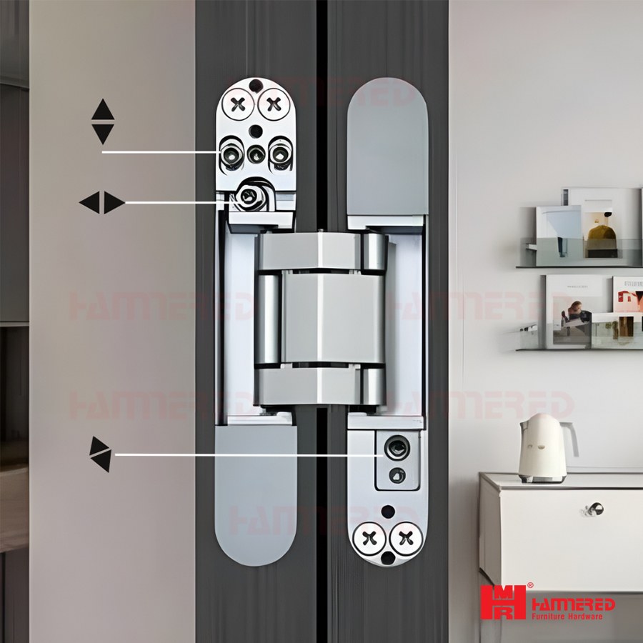 Bản Lề Âm Cửa Đi Chiều Chỉnh 3 Chiều