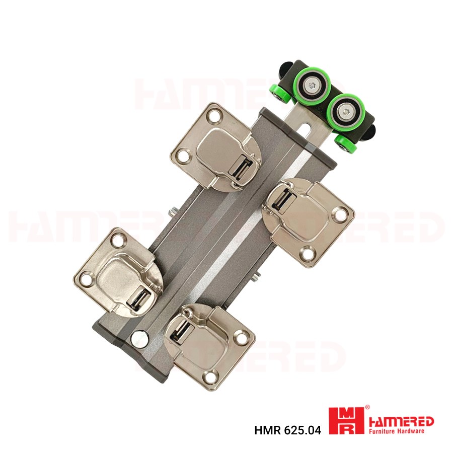bộ bánh xe lùa 4 cánh xếp HMR 625