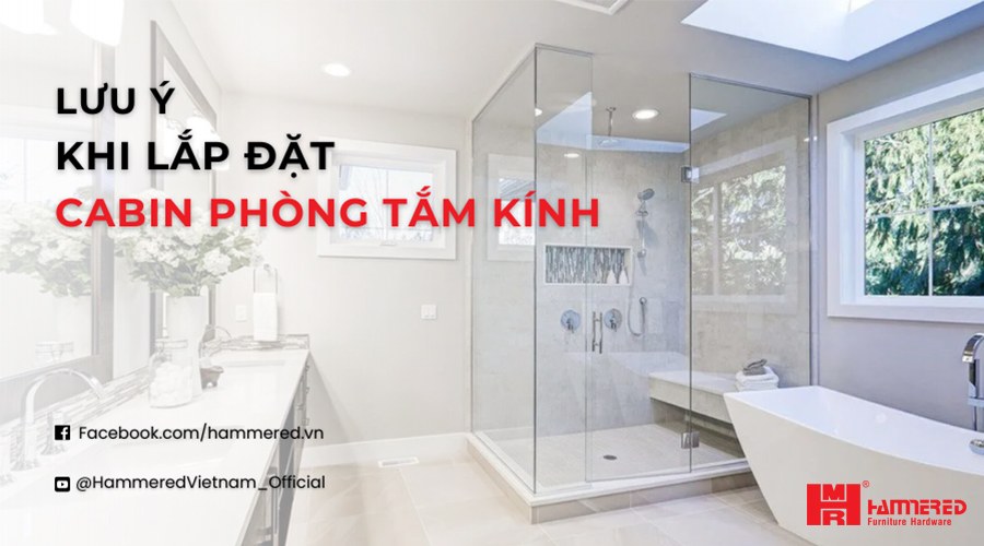 lưu ý khi lắp cabin phòng tắm kính
