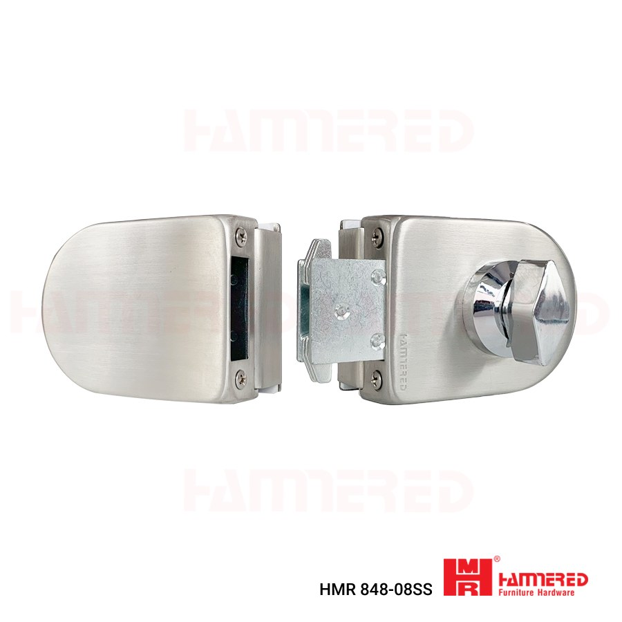 chốt khóa kính đôi Hammered