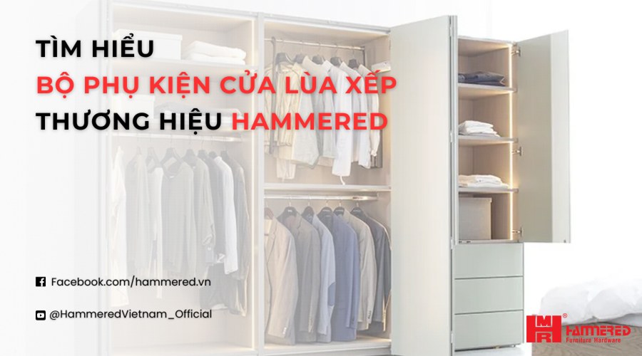 phụ kiện lùa xếp cánh tủ