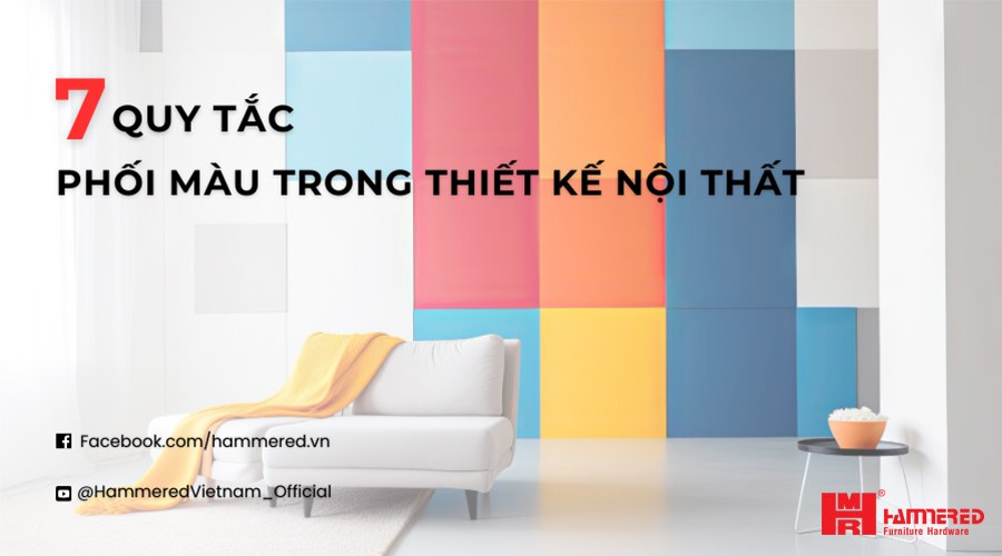 quy tắc phối màu thiết kế nội thất