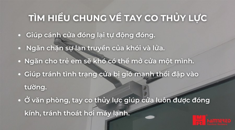 tay co thủy lực tay đẩy hơi