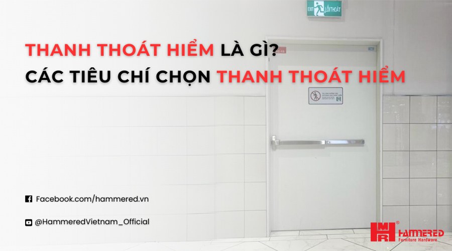 tay đẩy cửa thoát hiểm