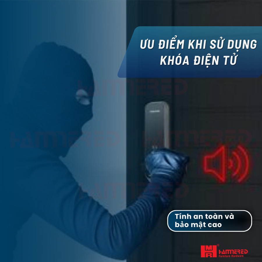 Tính an toàn và bảo mật khi sử dụng khóa điện tử