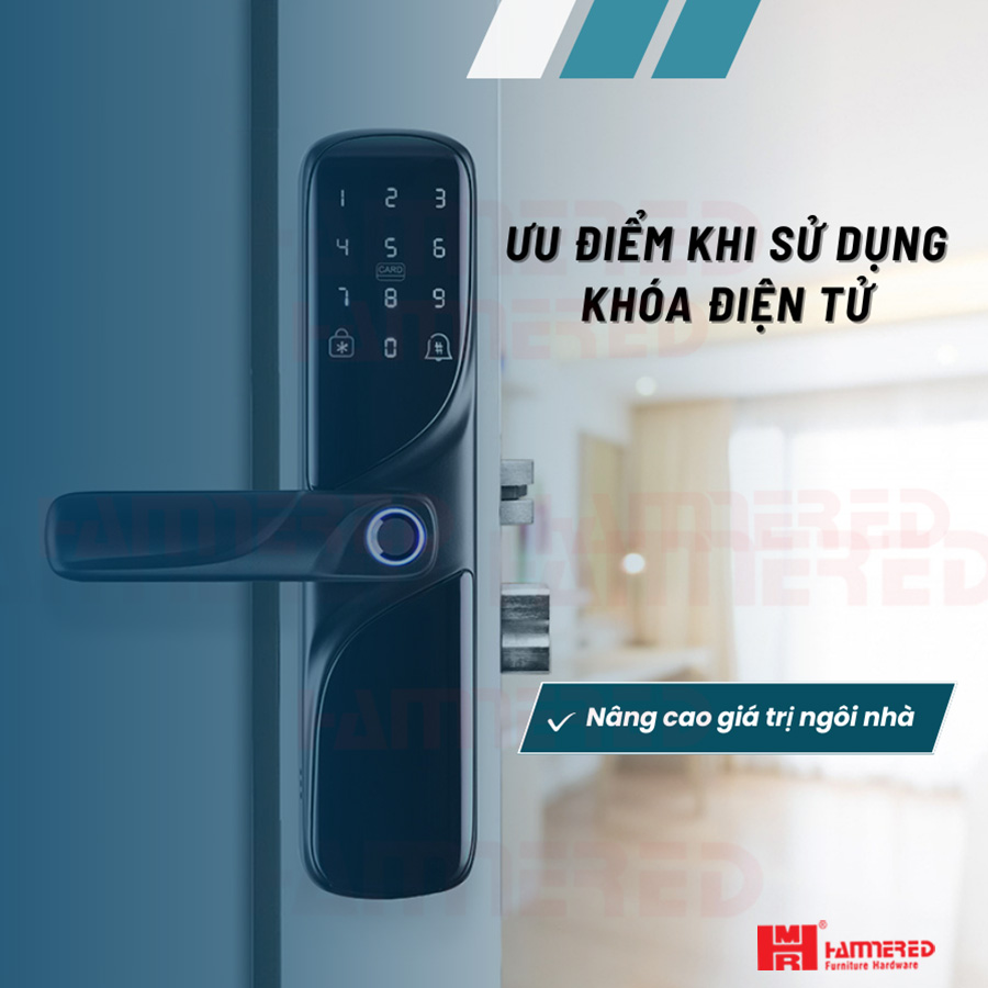 Nâng cao giá trị ngôi nhà Khi Dùng Khóa Điện Tử