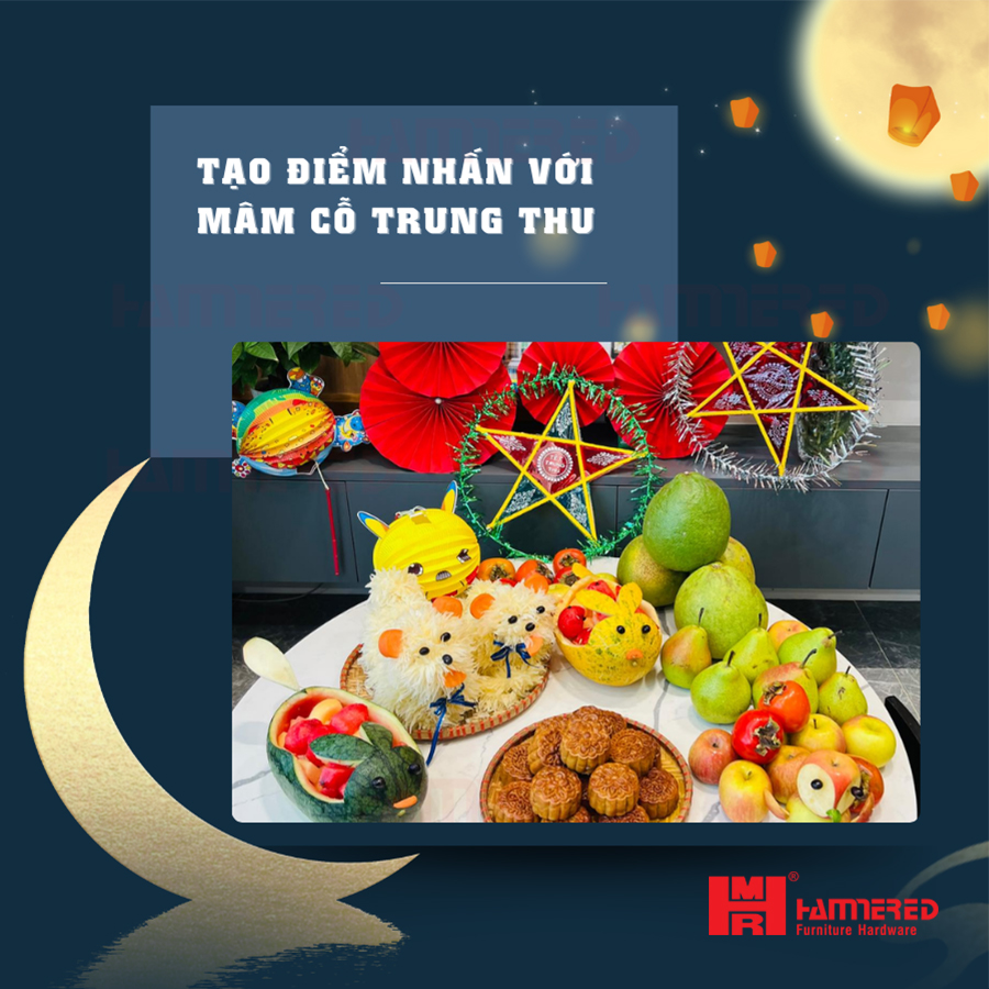 Tạo điểm nhấn với mâm cỗ Trung thu