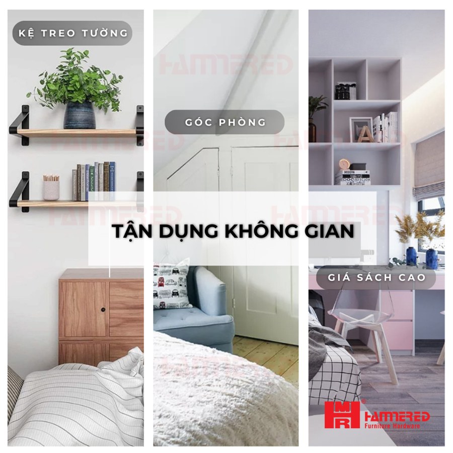 Tận dụng không gian phòng ngủ