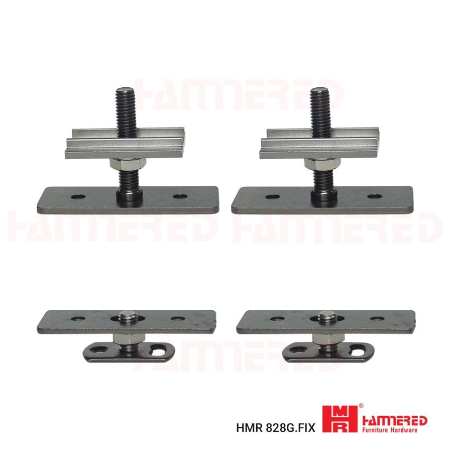 BỘ PhỤ KiỆn CỬa GỖ CÁnh Fix CỐ ĐỊnh 80kg Hmr 828g.fix