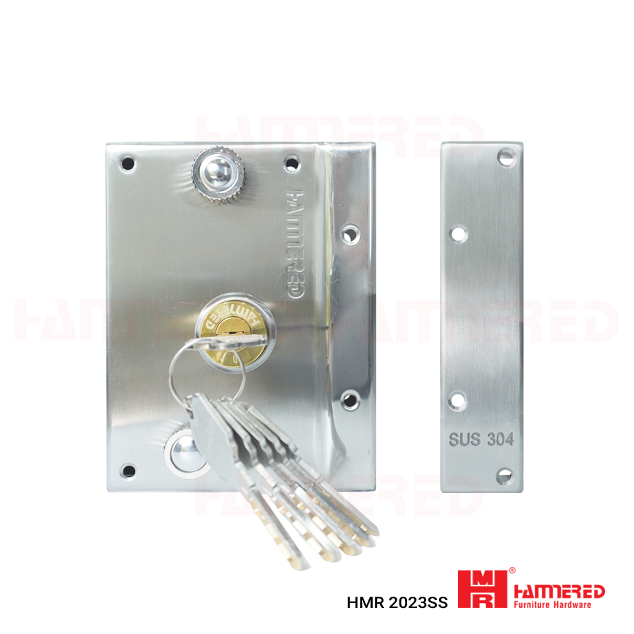 khóa cổng vuông inox