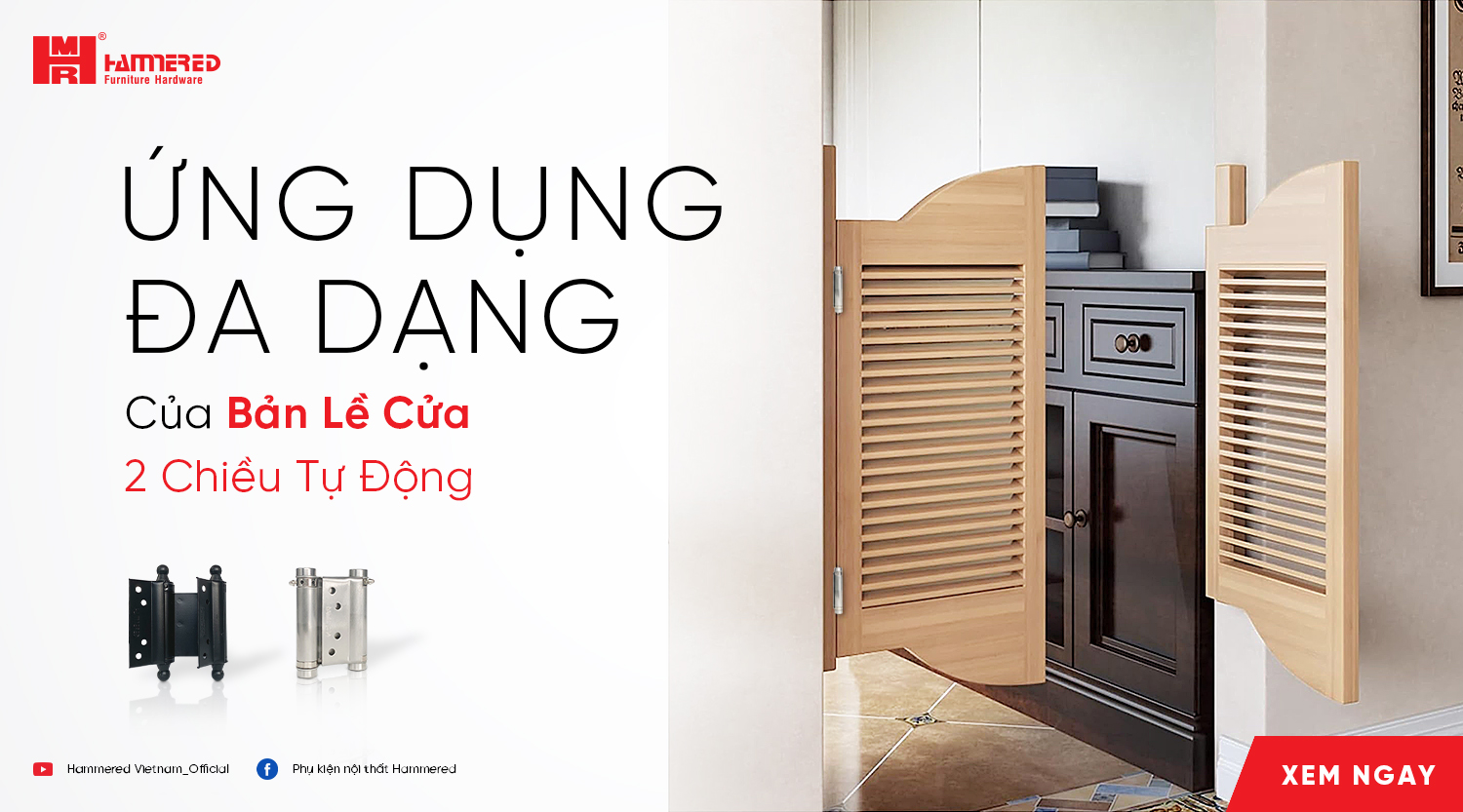 Ứng Dụng Đa Dạng Của Bản Lề Cửa 2 Chiều Tự Động
