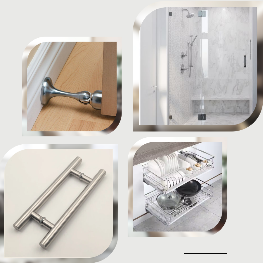 Phụ kiện nội thất chất liệu inox 304 có khả năng chống gỉ sét