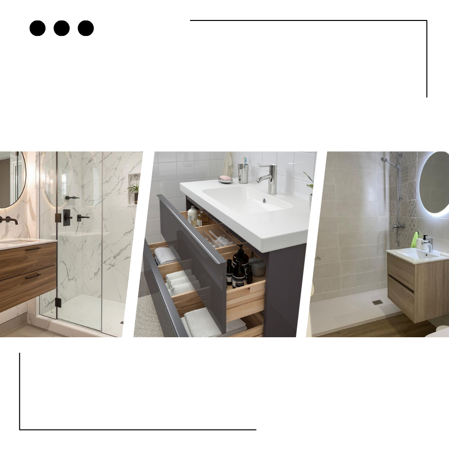 Tủ đựng đồ nhà tắm dạng ngăn kéo