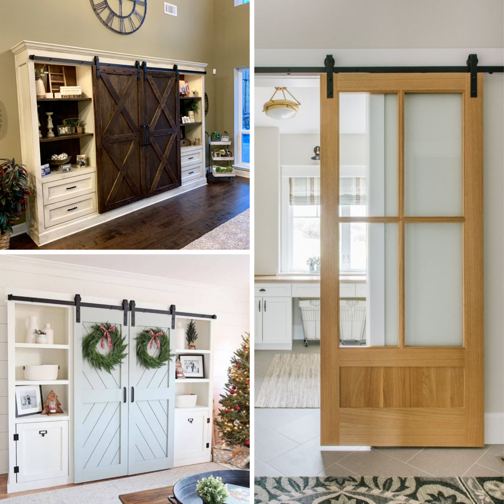 Cửa lùa Barn Door kiểu Mỹ là điểm nhấn cho phong cách thiết kế 