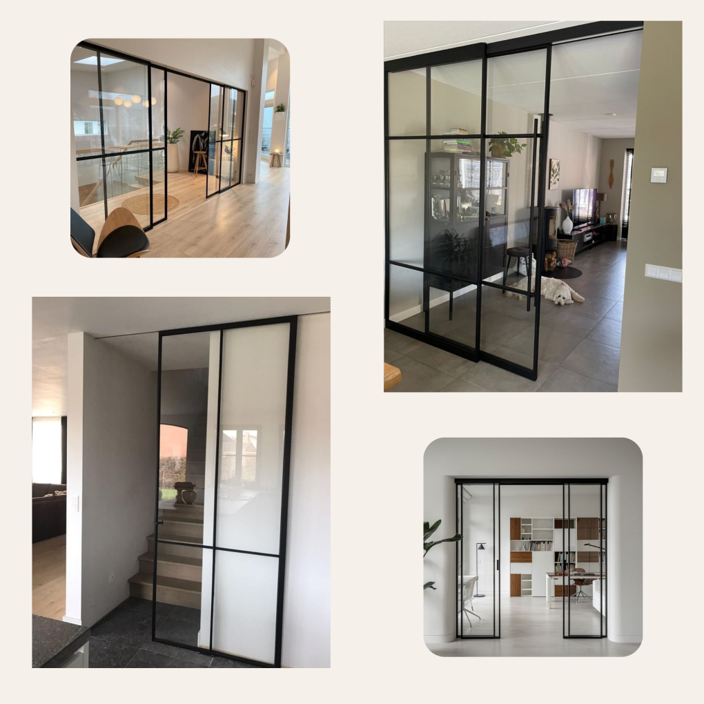 Cửa lùa nhôm Slim được ứng dụng phổ biến