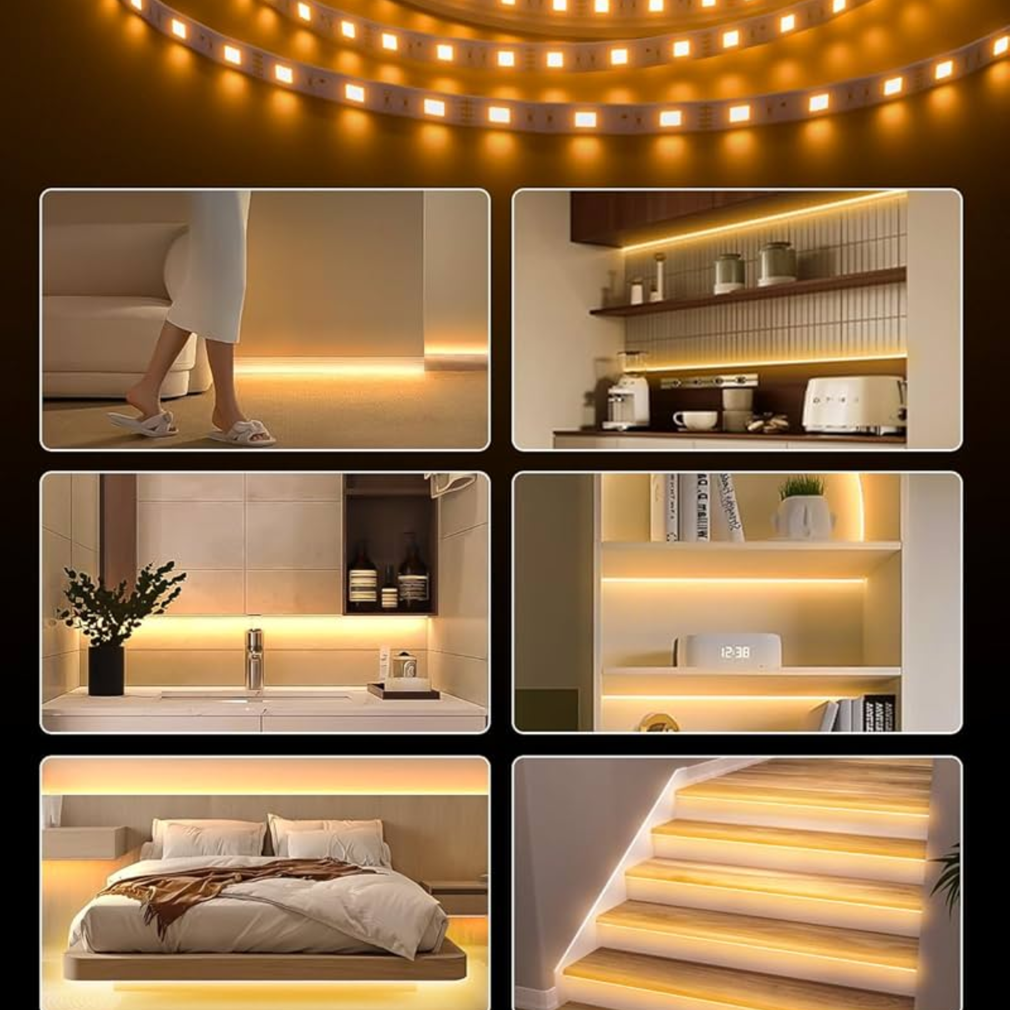 Đèn LED có ánh sáng vàng ấm