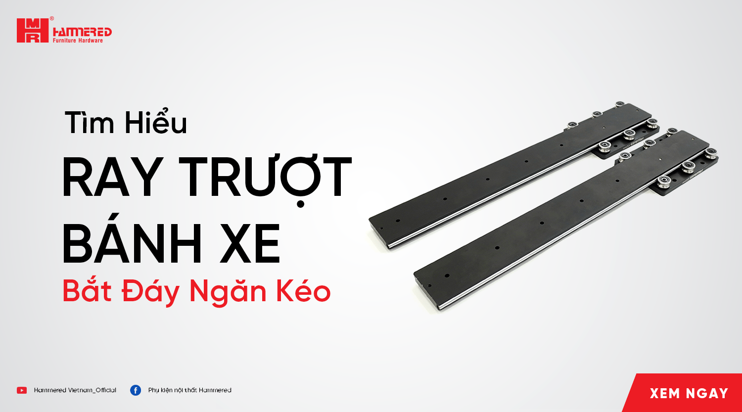 Tìm Hiểu Ray Trượt Bánh Xe Bắt Đáy Ngăn Kéo 1