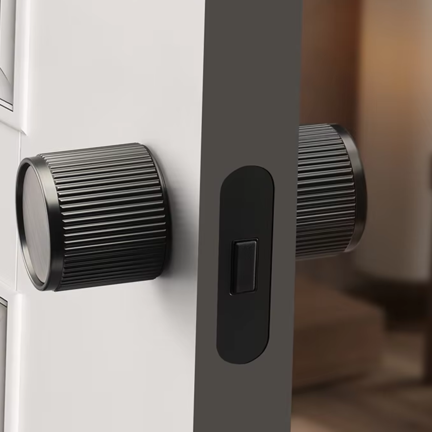 Tay nắm hai mặt cửa giấu khuôn - thao tác thuận tiện